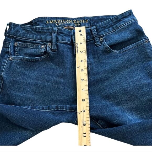 American Eagle Skinny 360 Extreme Flex Jeans. Midrise, Medium Wash. Sz 31x30 EUC - Picture 8 of 13